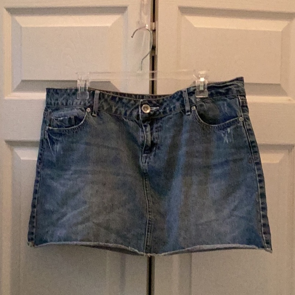 🦋Size 16 Denim Jean Skirt Too Much Fun To Wear Wardrobe Must Have🦋